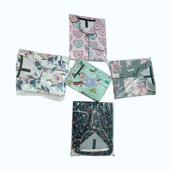 Women Night Wear Pajama Set